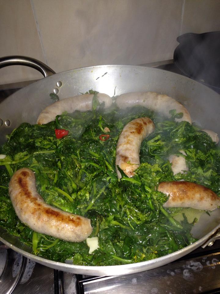 Broccoli Raab with Sausages Broccoli Raab with Sausages