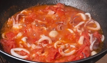 Calamari in Sauce