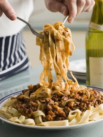 Tagliarini -Fettuccine with Liver Sauce