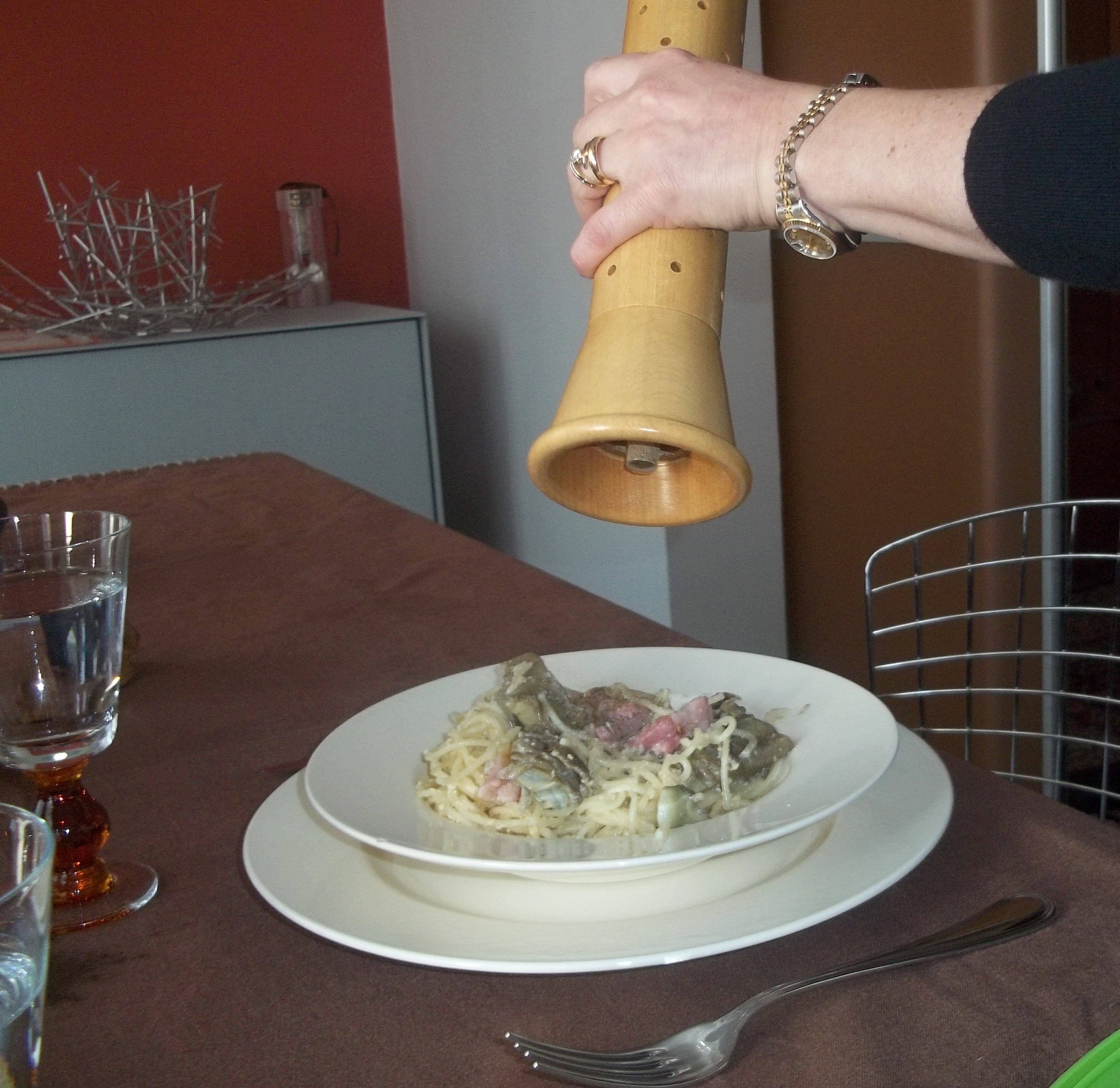 Carbonara con Carciofi Carbonara con Carciofi
