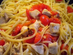 Linguine with Swordfish