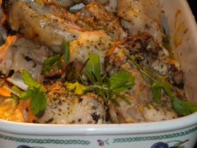 Baked Chicken with Lemons and Herbs Baked Chicken with Lemons and Herbs